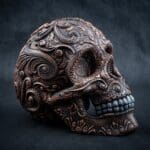 Sugar Skull *Life Size* Hand-painted Decorative Skull