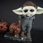 Grogu Baby Yoda X Michael Myers - Haloween Mash-up Figurine
