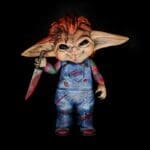 Baby Alien from a galaxy far away X Chucky Mash-up Figurine