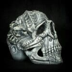 Skull X-1 *Life Size* Hand-painted Decorative Fictional Alien Skull