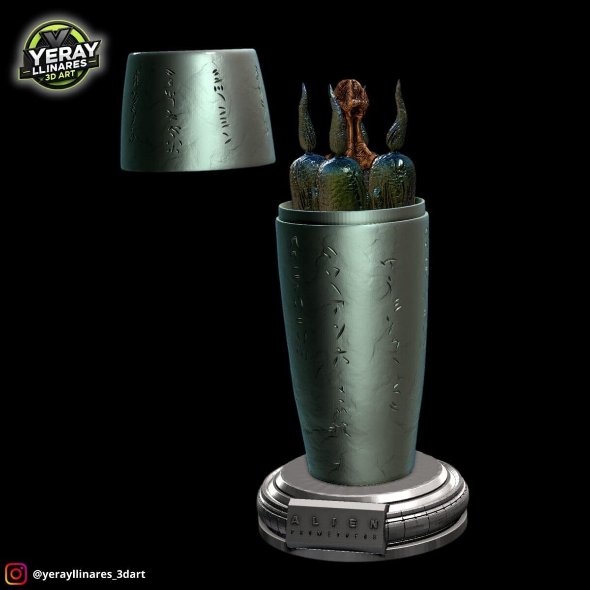 3D model of Alien: Prometheus canister